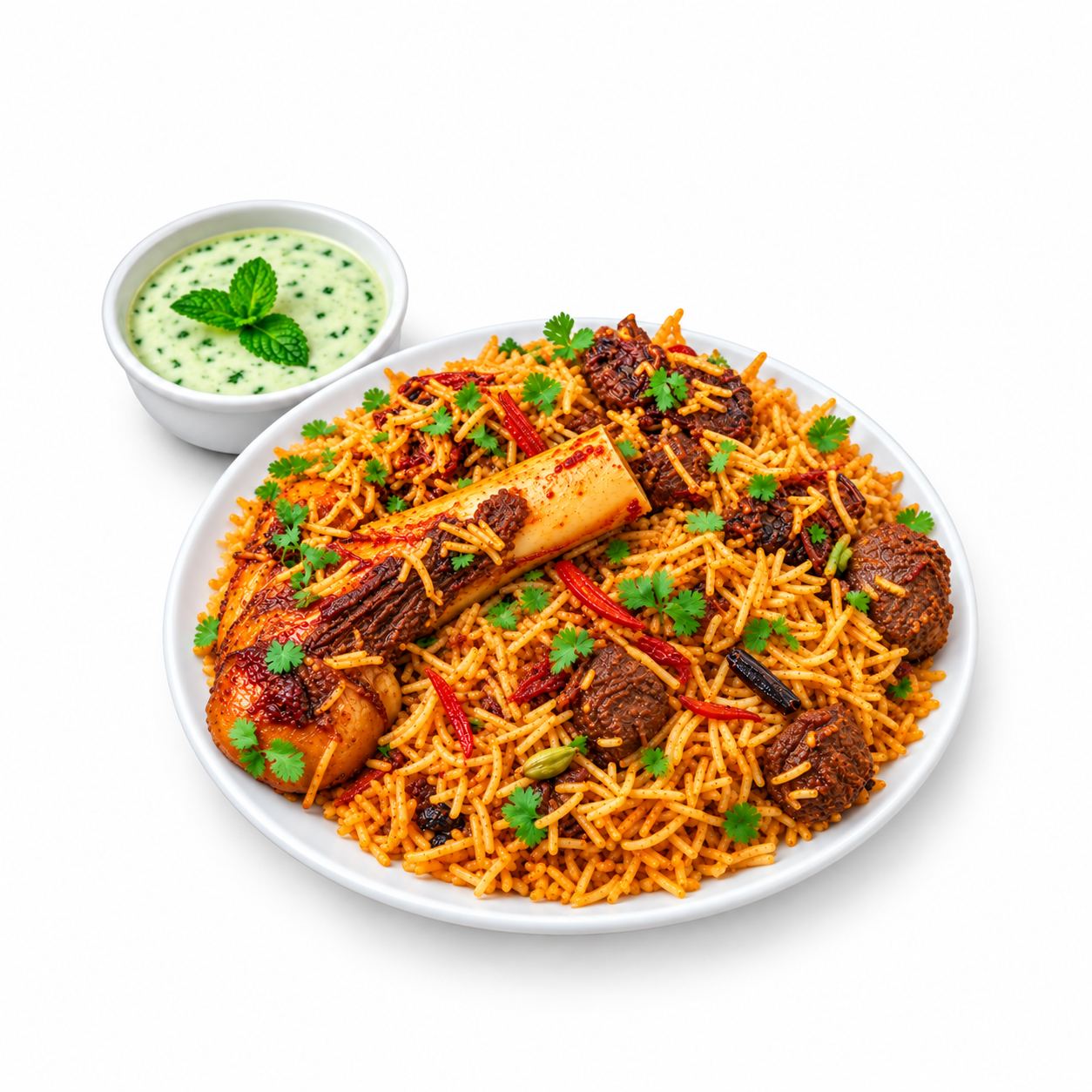 Bannu Beef Nalli Pulao